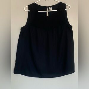Old Navy Black Tank‎ Top women size sp